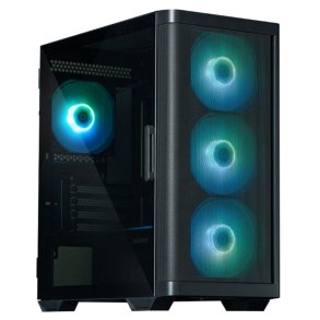ATX Semi-t�rn kasse Zalman M4 Black Mini Tower Sort