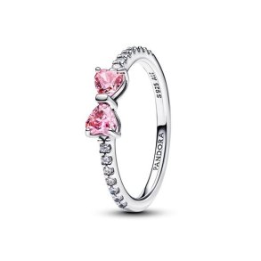 Ring til kvinder Pandora 193510C01-52 12 S�lvfarvet Pink