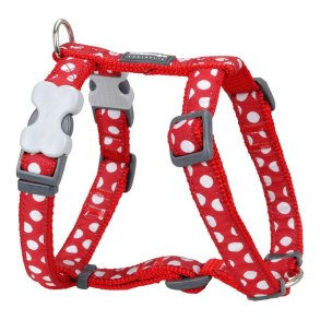 Hundesele Red Dingo Style Rd Hvid Mol 25-39 cm