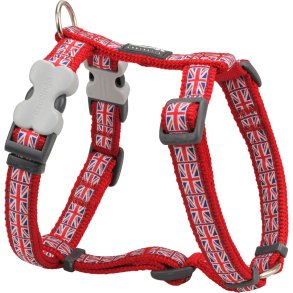Hundesele Red Dingo Union Jack 25-39 cm Rd