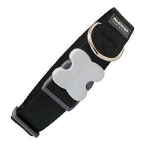 Hundehalsbnd Red Dingo Sort (4 x 37-55 cm)