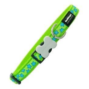 Hundehalsbnd Red Dingo Stjerne Stjerner (2,5 x 41-63 cm)