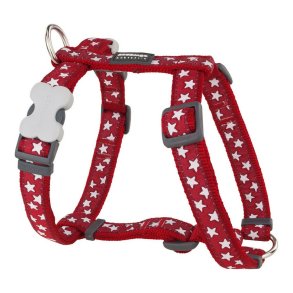 Hundesele Red Dingo Style Rd Stjerne 25-39 cm
