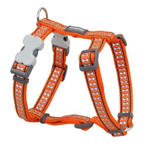 Hundesele Red Dingo Orange Ben Reflekterende 37-61 cm