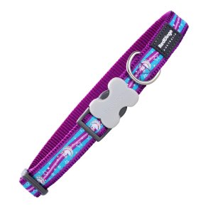 Hundehalsbnd Red Dingo Style Lilla Enhjrning (2,5 x 41-63 cm)