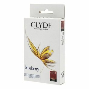 Kondomer Glyde Bl�b�r 18 cm (10 uds)