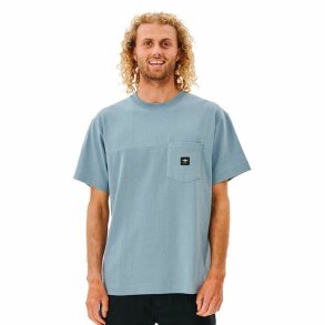 Kort�rmet T-shirt til M�nd Rip Curl Pocket Quality Surf  Bl�