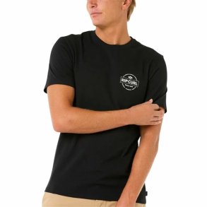 Kort�rmet T-shirt til M�nd Rip Curl Staple Sort