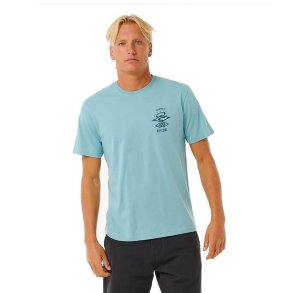 Kort�rmet T-shirt til M�nd Rip Curl Search Icon Tee Gr�n