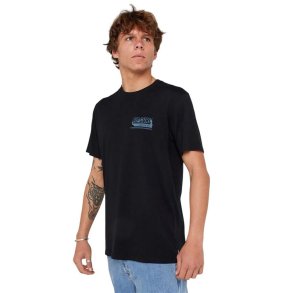 Kort�rmet T-shirt til M�nd Rip Curl Sportline FB Tee Sort