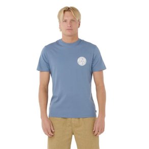 Kort�rmet T-shirt til M�nd Rip Curl Drifter Tee Bl�