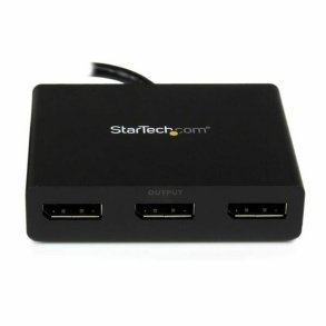 USB Hub Startech MSTDP123DP Sort