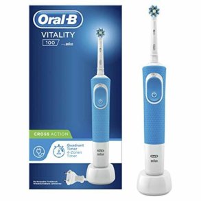Elektrisk tandbrste + Udskifter Oral-B D100 VITALITY (1)