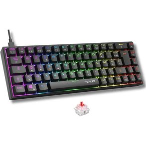 Tastatur The G-Lab KEYZ-TITAN-B/SP Sort