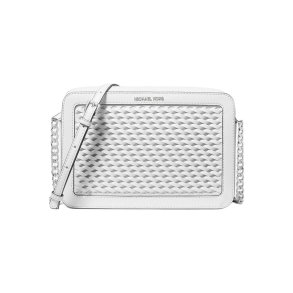 Skuldertaske Michael Kors 35T5STTC3Y-OPTIC-WHITE Hvid 24 x 16 x 5 cm