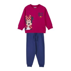 Trningsdragt til brn Minnie Mouse Fuchsia