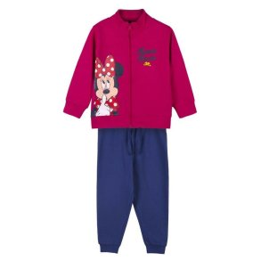 Trningsdragt til brn Minnie Mouse Fuchsia