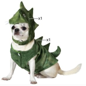 Hundedragt Strrelse S Dinosaur