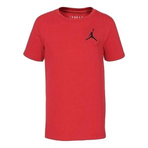 B�rne Kort�rmet T-shirt Nike JDB JUMPMAN AIR EMB 95A873 R78 R�d