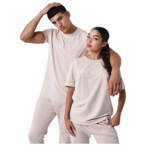 Kort�rmet T-shirt til M�nd Project X Paris 1910076 BG2 Beige