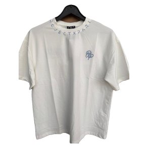 Kort�rmet T-shirt til M�nd Project X Paris 2410117 OW Hvid