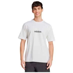 Kort�rmet T-shirt til M�nd Adidas M LIN SJ T JE9000 Hvid