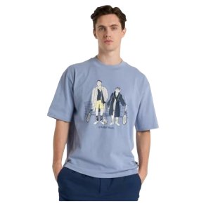 Kort�rmet T-shirt til M�nd New Balance Perfect Match Tennis T Shirt MT51412 DUS Bl�