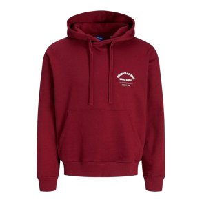 H�ttetr�je til M�nd Jack & Jones JORMEADOWS SWEAT HOOD 12283868 R�dbrun