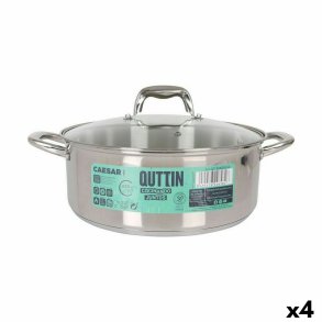 Gryde Med Glaslg Quttin Caesar Stl  28 x 11 cm (4 enheder)