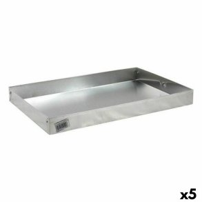 Rektangulr Form VR Slvfarvet Aluminium 34 x 22,5 x 3,5 cm (5 enheder)