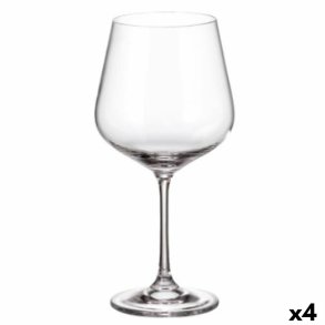 S�t med vinglas Bohemia Crystal Sira 600 ml 6 Dele (6 enheder) (4 enheder)