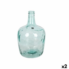 Dekorativ beholder La Mediterrnea Apple Glas  23 x 36,8 cm (2 enheder)