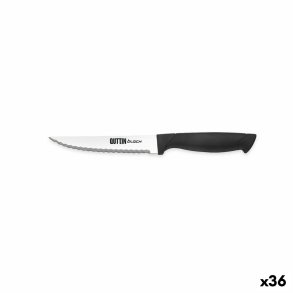 Savtakket kniv Quttin Black 11 cm (36 Enheder)