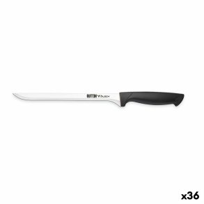 Skinkekniv Quttin Black Sort Slvfarvet 22 cm (36 Enheder)
