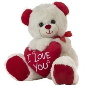 Bamse I love you Bjrn Hjerte 28 cm