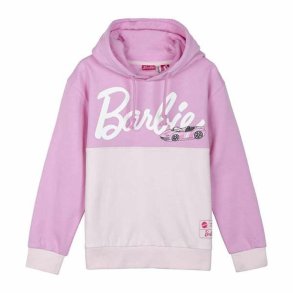 Sweatshirt med h�tte til piger Barbie Pink