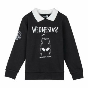 Sweatshirt uden htte til piger Wednesday Mrkegr