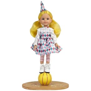 Dukke Paola Reina Amiga Cleo Arlequ�n 32 cm Gul