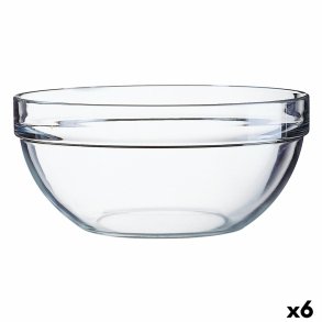 Salatskl Luminarc Gennemsigtig Glas (20 cm) (6 enheder)