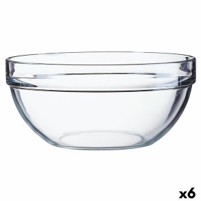 Salatskl Luminarc Gennemsigtig Glas ( 26 cm) (6 enheder)