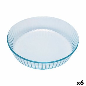 Bageform Pyrex Classic Cirkulr Gennemsigtig 27 x 27 x 6 cm (6 enheder)