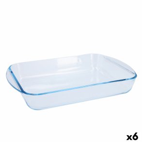 Ovn Fad Pyrex Classic Vidrio Gennemsigtig Glas Rektangul�r 35 x 23 x 6 cm (6 enheder)