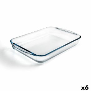Ovn Fad Pyrex Classic Vidrio Gennemsigtig Glas Rektangul�r 40 x 27 x 6 cm (6 enheder)