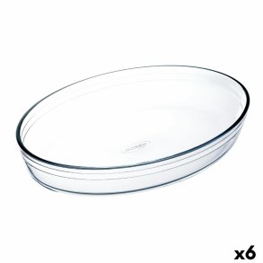 Ovn Fad � Cuisine Ocuisine Vidrio Gennemsigtig Glas Oval 35 x 25 x 7 cm (6 enheder)