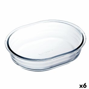 Kageform  Cuisine Ocuisine Vidrio Gennemsigtig Glas Oval 19 x 14 x 4 cm 6 enheder