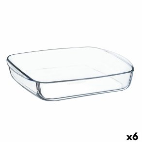 K�kkenspringvand � Cuisine Firkantet 25 x 22 x 5 cm Gennemsigtig Glas (6 enheder)