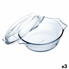 Ovn Fad � Cuisine Ocuisine Vidrio Gennemsigtig Glas 21,5 x 18 x 8,5 cm Med l�g (3 enheder)