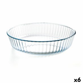Bageform  Cuisine Cirkulr 26 x 26 x 5,9 cm Gennemsigtig (6 enheder)