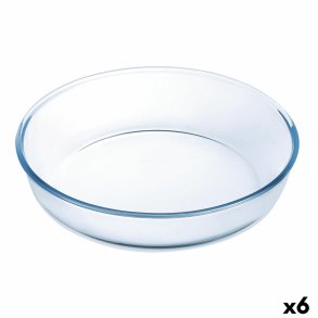 Kageform  Cuisine Ocuisine Vidrio Gennemsigtig Glas Cirkulr 26 x 26 x 6 cm 6 enheder