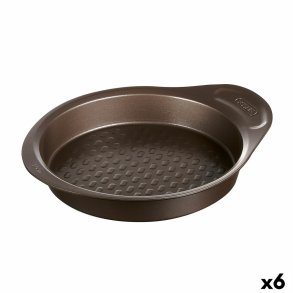 Kageform Pyrex Asimetria Sort Metal Cirkulr  26 cm 6 enheder